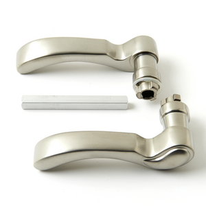 Traditional Interior and Exterior Handle, Nickel