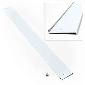 White 30\\\" one-hand retractable screen cover plate