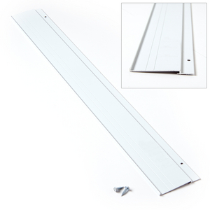 White 32\\\\\\" EMCO one-hand retractable screen cover plate