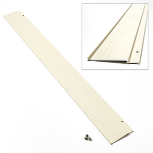 Almond 36\\\\\\\" EMCO one-hand retractable screen cover plate