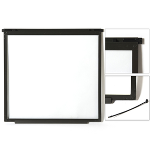 Bronze upper ventilating glass window for 1\\\\" thick storm doors