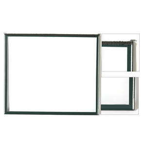 Forest Green stationary glass window for 1\\\\\\" thick storm doors