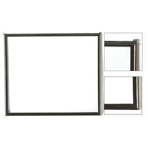 Bronze stationary glass window for 1\\\\\" thick storm doors