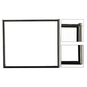 Black stationary glass window for 1\\\\\\" thick storm doors