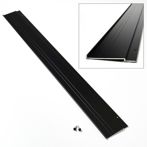 Black 32\\\\\" EMCO one-hand retractable screen cover plate