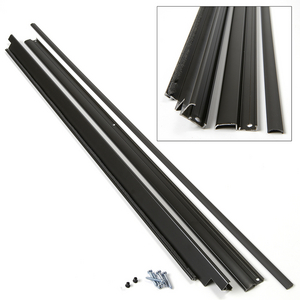 36\\" Black rain cap kit for 3/4 panel storm doors