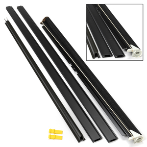 Screen and Track Kit, 30 inch, Black color - 42206
