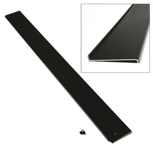 Black 30\\\" one-hand retractable screen cover plate