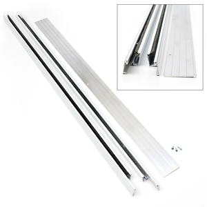 White LuminAire Screen Tracks and Sill Ramp