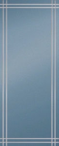 Fullview Etched Glass, Almond color - 41623
