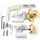 Handle, Brass-White color - 36574