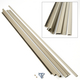 32\&quot; Sandtone rain cap kit for 3/4 panel storm doors