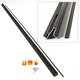 Hinge Rail, Double Pile, Bronze color - 39500