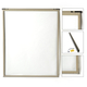 Upper Ventilating Window, Sandtone color - 40618
