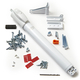 Push Button Closer Kit, White - 41599 Push Button Closer Kit, White - 41599