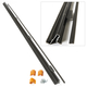 Laminated Safety Glass z-bar hinge rail in bronze