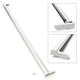 White LuminAire Latch Housing White LuminAire Latch Housing